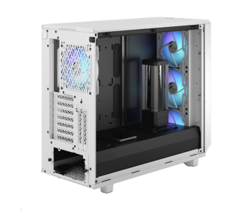 FRACTAL DESIGN skříň Meshify 2 RGB White TG Clear Tint, USB 3.1 Type-C, 2x USB 3.0, bez zdroje, E-ATX