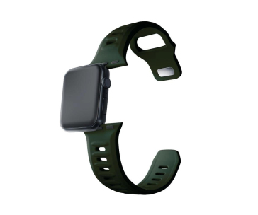 3mk Silicone Watch Strap pro Apple 38/40/41 mm Dark Green