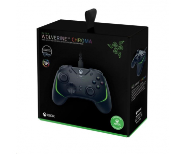 RAZER herní ovladač Wolverine V2 Chroma, Xbox Series X|S Controller with Razer Chroma™ RGB