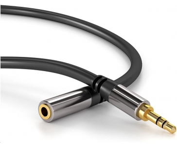 PREMIUMCORD prodlužovací kabel, Jack 3.5mm - Jack 3.5mm M/F 1,5m