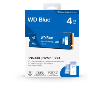 WD BLUE SSD NVMe 2TB PCIe SN5000, Gen4, (R:5150, W:4850MB/s)