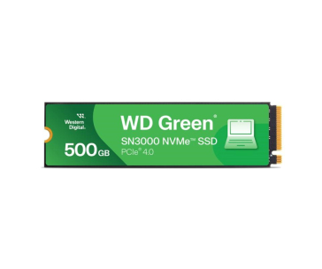 WD GREEN SSD 500GB SN3000, PCIe Gen4x4, M.2 2280, (R:5000/W:4100 MB/s)