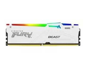 KINGSTON DIMM DDR5 16GB 6000MT/s CL36 FURY Beast RGB Bílá EXPO