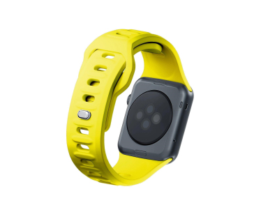 3mk Silicone Watch Strap pro Apple 38/40/41 mm Yellow