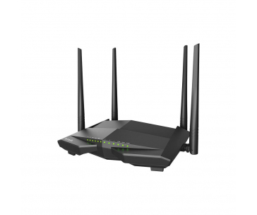 Tenda V12 - Wireless AC Dual Band VDSL2+/VDSL/ADSL Router 802.11ac/a/b/g/n,1200 Mb/s, Gigabit WAN/LAN, USB 2.0, VPN serv