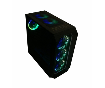 EUROCASE ventilátor RGB 120mm (Turbine blade, FullControl Led), set 3ks + controller