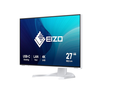 EIZO MT 27" EV2740X-WT FlexScan, IPS, 3840x2160, 350nit, 2000:1, 14ms, DisplayPort, 2xHDMI, USB-C, USB, Repro, Bílý