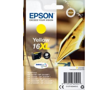 EPSON ink bar Singlepack "Pero" Yellow 16XL DURABrite Ultra Ink