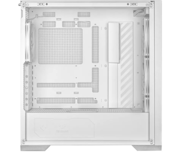 ASUS case TUF GAMING CASE (GT302) TG, Mid Tower, 4x 140mm ARGB Fan, bílá