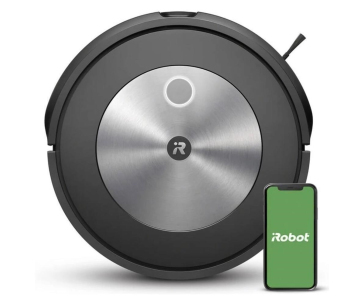 iRobot Roomba Combo j5 odkurzacz automatyczny z mopem, nawigacją vSLAM, filtrem AeroForce, aplikacją iRobot Home, czarny