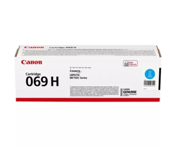 Canon TONER CRG 069C H azurová pro LBP673Cdw, MF752Cdw a MF754Cdw (5 500 str.) BAZAR/POŠKOZENÝ OBAL