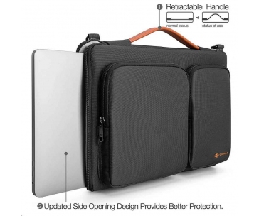 tomtoc Messenger – 16" MacBook Pro 2019, černá