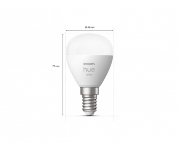 Philips HueW 5.7W Luster E14 EU 2p