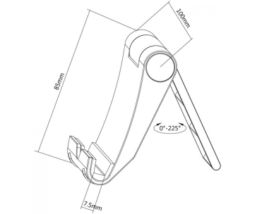 Reflecta TABULA Travel T stojánek na tablet