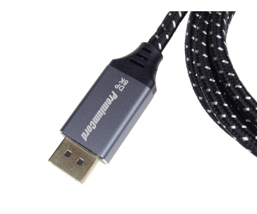 PREMIUMCORD Kabel DisplayPort 1.4 přípojný kabel, kovové a zlacené konektory, 1m