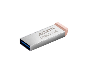 ADATA Flash Disk 256GB UR350, USB 3.2, stříbrno-hnědá