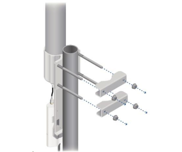 UBNT airMAX Omni Antenna AMO-2G13 [všesměrová MIMO anténa, 2.4GHz, 13dBi, Rocket kit]