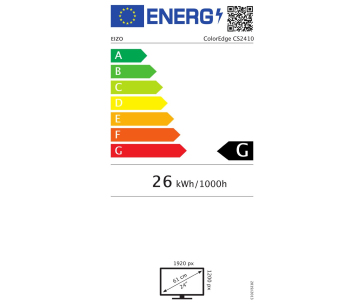 EIZO MT 24" CS2400R ColorEdge, IPS, 1920x1200, 300nit, 1000:1, 14ms, DisplayPort, HDMI, USB-C, Pivot, KVM