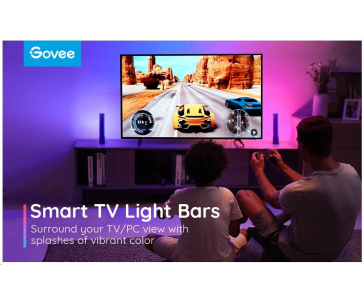 BAZAR - Govee Flow Plus SMART LED TV & Gaming - RGBICWW - Poškozený obal (Komplet)