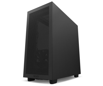 NZXT skříň H7 Flow edition  / ATX / 2x120 mm fan / USB-C / 2x USB / prosklená bočnice / mesh panel / černá