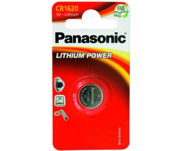 PANASONIC Lithiová baterie (knoflíková) CR-1620EL/1B  3V (Blistr 1ks)