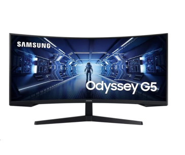 SAMSUNG MT LED LCD Gaming Monitor 34" Odyssey G55T -prohnutý,VA,3440x1440,1ms,165Hz,HDMI ,DisplayPort