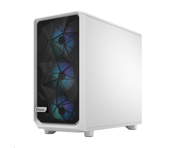 FRACTAL DESIGN skříň Meshify 2 RGB White TG Clear Tint, USB 3.1 Type-C, 2x USB 3.0, bez zdroje, E-ATX