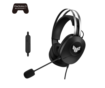 ASUS sluchátka TUF Gaming H1 GEN II, Drátový Herní Headset, černá