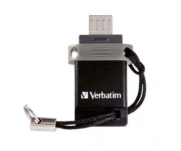 VERBATIM Dual USB Drive 16 GB - OTG/USB 2.0 for Smarphones & Tablets