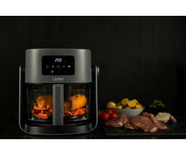 Lauben Glass&Grill Air Fryer 3in1 5500BG - horkovzdušná fritéza