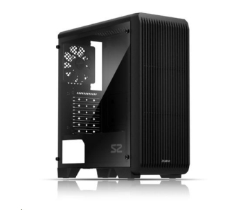 case Zalman miditower S2, ATX/mATX/Mini-ITX, bez zdroje, USB3.0, černá