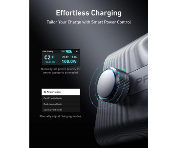 Anker Prime Charger, 250W stolní GaN nabíječka, 4x USB-C, 2x USB-A