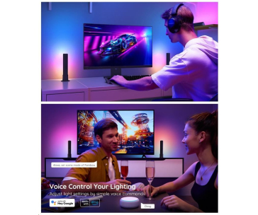 BAZAR - Govee Flow Plus SMART LED TV & Gaming - RGBICWW - Poškozený obal (Komplet)