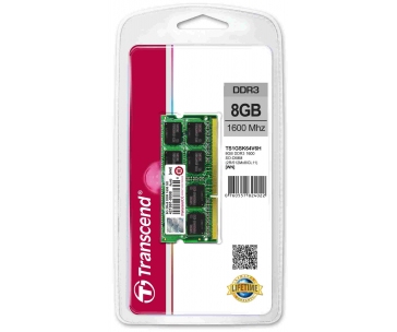 TRANSCEND SODIMM DDR3 8GB 1600MHz 2Rx8 CL11