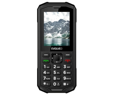 EVOLVEO StrongPhone X5, vodotěsný odolný Dual SIM telefon, černo-šedá