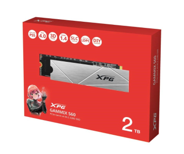 ADATA SSD 2TB XPG GAMMIX S60, PCIe Gen4x4, M.2 2280, (R:5000/ W:4200MB/s)