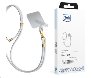 3mk EasyClip White (gold)