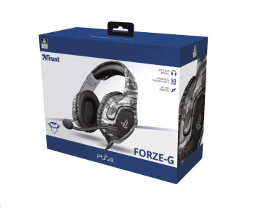 BAZAR - TRUST sluchátka GXT 488 Forze-G PS4 Gaming Headset - Sony Licensed - grey - Poškozený obal (Komplet)