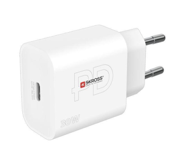 SKROSS USB-C nabíjecí adaptér Power charger 30W EU, Power Delivery, typ C