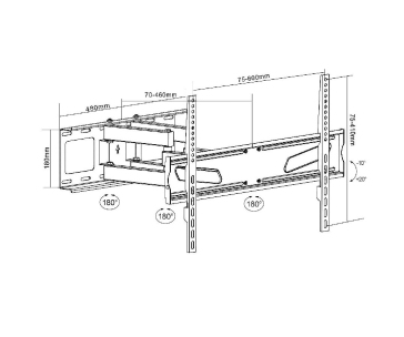 Otočný držák LCD Fiber Mounts M7C23