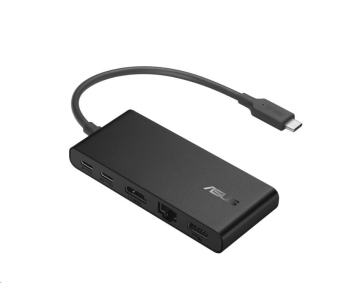 ASUS DC201 Dual 4K USB-C Dock, male: USB-C; female: HDMI,USB-A/C,RJ-45,PowerDelivery:100W