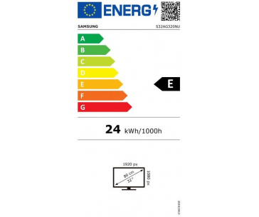 SAMSUNG MT LED LCD Gaming Monitor 32" Odyssey LS32AG320NUXEN-plochý,VA,1920x1080,1ms,165Hz,HDMI,Display Port,Pivot