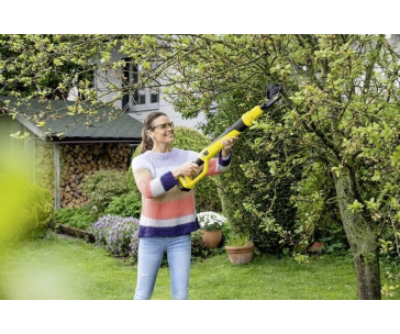 Karcher TLO 18-32 nůžky na větve, gumová rukojeť, stříhací síla 250 Nm, hák na větve, čepele z oceli (bez baterie)