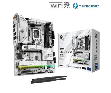 ASRock MB Sc LGA1851 Z890 STEEL LEGEND WIFI, Intel Z890, 4xDDR5, 1xHDMI, 2xThunderbolt, WI-FI