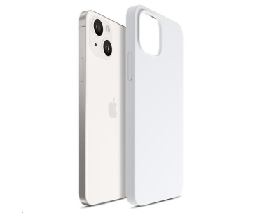 3mk Hardy Silicone MagCase pro Apple iPhone 15, Silver-White