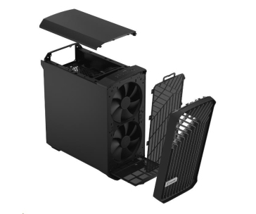 FRACTAL DESIGN skříň Torrent Compact Black Solid, USB 3.1 Type-C, 2x USB 3.0, bez zdroje, E-ATX