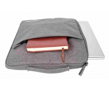 MANHATTAN Pouzdro Seattle Notebook Sleeve 15.6", Voděodolný, šedá