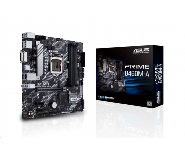 BAZAR ASUS MB Sc LGA1200 PRIME B460M-A, intel B460, 4xDDR4, VGA, mATX, - Po Opravě(bez příslušenství)