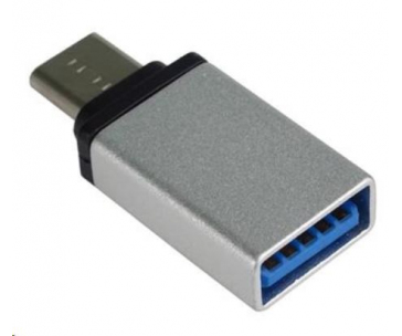 PREMIUMCORD Adaptér USB 3.1 C/male - USB 3.0 A/female, stříbrný, OTG