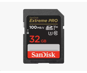 SanDisk SDHC karta 32GB Extreme PRO (100 MB/s Class 10, UHS-I U3 V30)